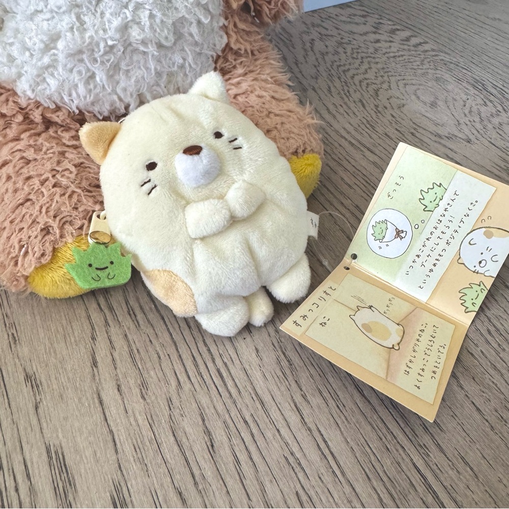 From Japan 💎 Neko cat plushie coin pouch (San-X Sumikko Gurashi) - Picture 2 of 3